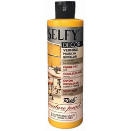 Rich Selfy Decor Vernikli Boya 240 cc. 810 PORTAKAL ÇİÇEĞİ - 1