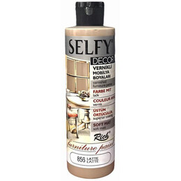 Rich Selfy Decor Vernikli Boya 240 cc 856 LATTE - Rich