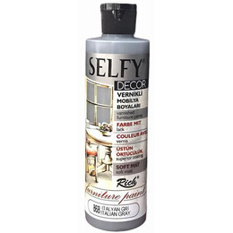 Rich Selfy Decor Vernikli Boya 240 cc 868 İTALYAN GRİ - Rich