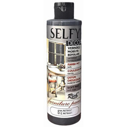 Rich Selfy Decor Vernikli Boya 240 cc 872 ANTRASİT - Rich