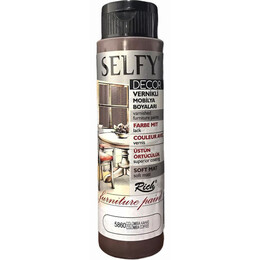 Rich Selfy Decor Vernikli Boya 500 cc 5860 COLOMBİA KAHVE - Rich