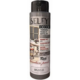Rich Selfy Decor Vernikli Boya 500 cc 5870 ROYAL GRİ - Rich