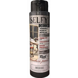 Rich Selfy Decor Vernikli Boya 500 cc 5872 ANTRASİT - Rich