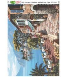 Rich Sticky Kendinden Yapışkanlı Pirinç Dekopaj Kağıdı 29x42 cm. 2421 - Rich
