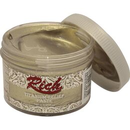 Rich Titanium Metalik Rölyef Pasta 160 cc. 5510 BAL KÖPÜĞÜ - 1