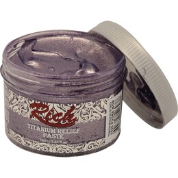 Rich Titanium Metalik Rölyef Pasta 160 cc. 5526 PUDRA MOR - Rich
