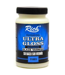 Rich Ultra Gloss Su Bazlı Parlak Sır Vernik 250 cc. - 1
