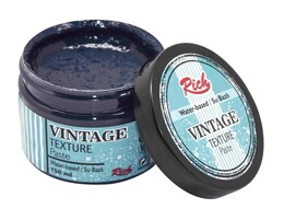 Rich Vintage Texture Rölyef Pasta 150 ml. 5102 İNDİGO - Rich