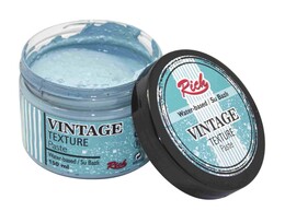 Rich Vintage Texture Rölyef Pasta 150 ml. 5110 EGE MAVİ - Rich