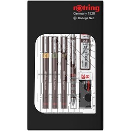 Rotring Isograph Rapido Kalemi Seti College Set (0.2-0.3-0.5 mm.) + 0.5 Tikky Versatil Kalem - Rotring