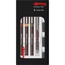 Rotring Isograph Rapido Kalemi Seti Junior Set (0.1-0.2-0.3 mm.) + 0.5 Tikky Versatil Kalem - Rotring
