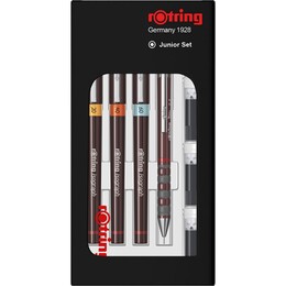 Rotring Isograph Rapido Kalemi Seti Junior Set (0.2-0.4-0.6 mm.) + 0.5 Tikky Versatil Kalem - Rotring