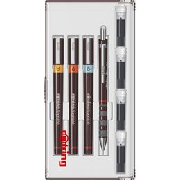Rotring Isograph Rapido Kalemi Seti Junior Set (0.2-0.4-0.6 mm.) + 0.5 Tikky Versatil Kalem - 2