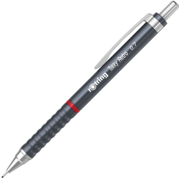 Rotring Tikky Retro Versatil Kalem 0.7 mm Metalik Gri - Rotring