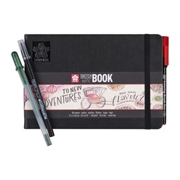 Sakura Sketchbook Sert Kapak Eskiz Çizim Defteri Ivory (Fildişi) Kağıt 140 gr. 15x21 cm. 80 yaprak - 4