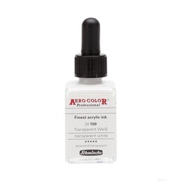 Schmincke Aero Color Akrilik Mürekkep 28 ml. 100 Transparent White - Schmincke