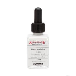 Schmincke Aero Color Akrilik Mürekkep 28 ml. 100 Transparent White - 1