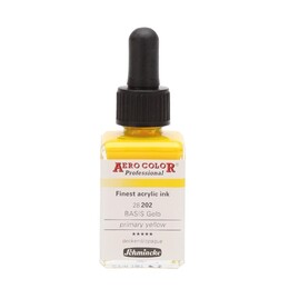 Schmincke Aero Color Akrilik Mürekkep 28 ml. 202 Pimary Yellow - Schmincke
