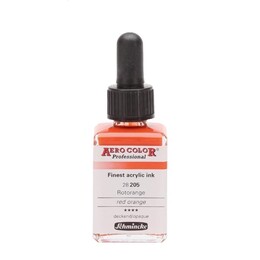 Schmincke Aero Color Akrilik Mürekkep 28 ml. 205 Red Orange - Schmincke