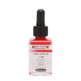Schmincke Aero Color Akrilik Mürekkep 28 ml. 300 Scarlet - Schmincke