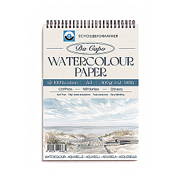 Schoellershammer Da Capo %100 Cotton Cold Press Sulu Boya Defteri 300 gr. A4 12 Yaprak - Schoellershammer
