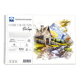 Schoellershammer Da Capo Cold Press Suluboya Defteri 300 gr. 35x50 cm. 12 yaprak - 1