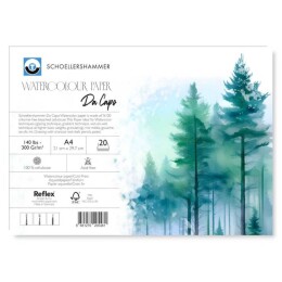 Schoellershammer Da Capo Cold Press Suluboya Defteri Blok 300 gr. A4 20 yaprak - Schoellershammer