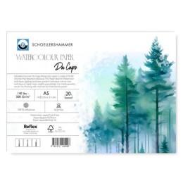 Schoellershammer Da Capo Cold Press Suluboya Defteri Blok 300 gr. A5 20 yaprak - Schoellershammer
