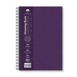 Schoellershammer Drawing Pad Sert Kapak Eskiz Çizim Defteri 120 gr. A4 54 yaprak MOR - Schoellershammer