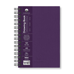 Schoellershammer Drawing Pad Sert Kapak Eskiz Çizim Defteri 120 gr. A5 54 yaprak MOR - Schoellershammer