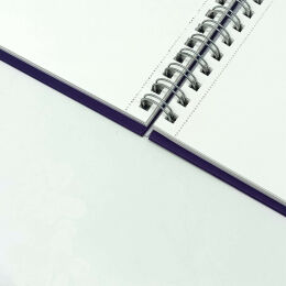 Schoellershammer Drawing Pad Sert Kapak Eskiz Çizim Defteri 120 gr. A5 54 yaprak MOR - 2
