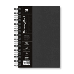 Schoellershammer Drawing Pad Sert Kapak Eskiz Çizim Defteri 120 gr. A5 54 yaprak SİYAH - Schoellershammer