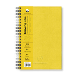 Schoellershammer Drawing Pad Sert Kapak Eskiz Çizim Defteri 120 gr. A4 54 yaprak SARI - Schoellershammer