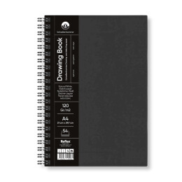 Schoellershammer Drawing Pad Sert Kapak Eskiz Çizim Defteri 120 gr. A4 54 yaprak SİYAH - Schoellershammer