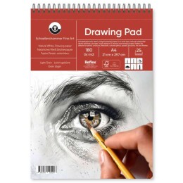 Schoellershammer Heavy Weight Drawing Pad Eskiz Defteri 180 gr. A4 20 yaprak - Schoellershammer