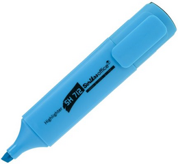 Scrikss Office Highlighter Fosforlu İşaretleme Kalemi MAVİ - Scrikss