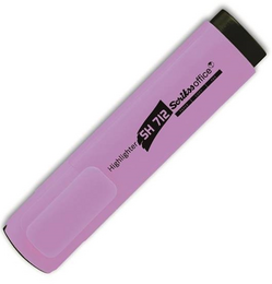 Scrikss Office Highlighter Fosforlu İşaretleme Kalemi PASTEL LİLA - Scrikss