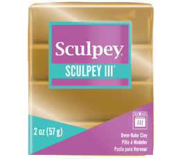 Sculpey III Polimer Kil 1132 Jewelry Gold (Parlak Altın) - Sculpey
