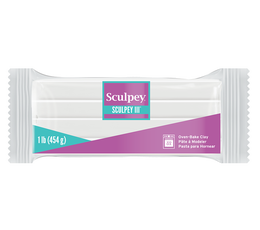 Sculpey III Polimer Kil 454 gr. 001 White (Beyaz) - Sculpey