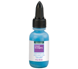 Sculpey Liquid Sıvı Polimer Kil 30 ml. Gösterişli Mavi İnci - Sculpey