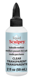 Sculpey Liquid Sıvı Polimer Kil 59 ml. Translucent (Şeffaf) - Sculpey