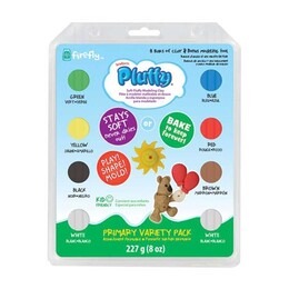 Sculpey Pluffy Primer Polimer Kil Seti 8 Renk + Ebeşuar - Sculpey