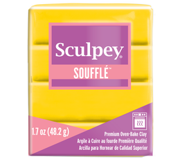 Sculpey Souffle Polimer Kil 48 gr. Kanarya - Sculpey