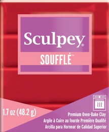 Sculpey Souffle Polimer Kil 48 gr. Kiraz - Sculpey