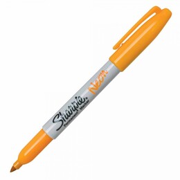 Sharpie Neon Permanent Marker Kalem Fine Uç FOSFORLU TURUNCU - Sharpie