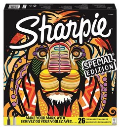 Sharpie Permanent Marker Kalem Seti Fine Uç 26 Renk ASLAN - Sharpie