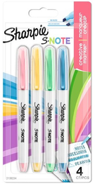 Sharpie S-Note Creative Marker İşaretleme Kalemi Seti 4 RENK - Sharpie