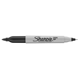 Sharpie Twin Çift Uçlu Permanent Marker Kalem SİYAH - Sharpie