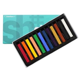 Shinhan Art Soft Pastel Toz Pastel Boya Seti 12 Renk Tam Boy (Large) - ShinHan Art