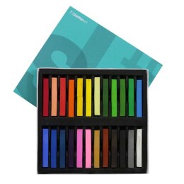 Shinhan Art Soft Pastel Toz Pastel Boya Seti 24 Renk Tam Boy (Large) - ShinHan Art